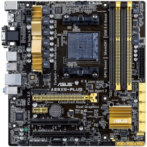 Placa de baza ASUS A88XM-PLUS, Socket FM2+, 4*DDR3, PCIE, PCI, 8*SATA, LAN, VGA, 6*USB, HDMI